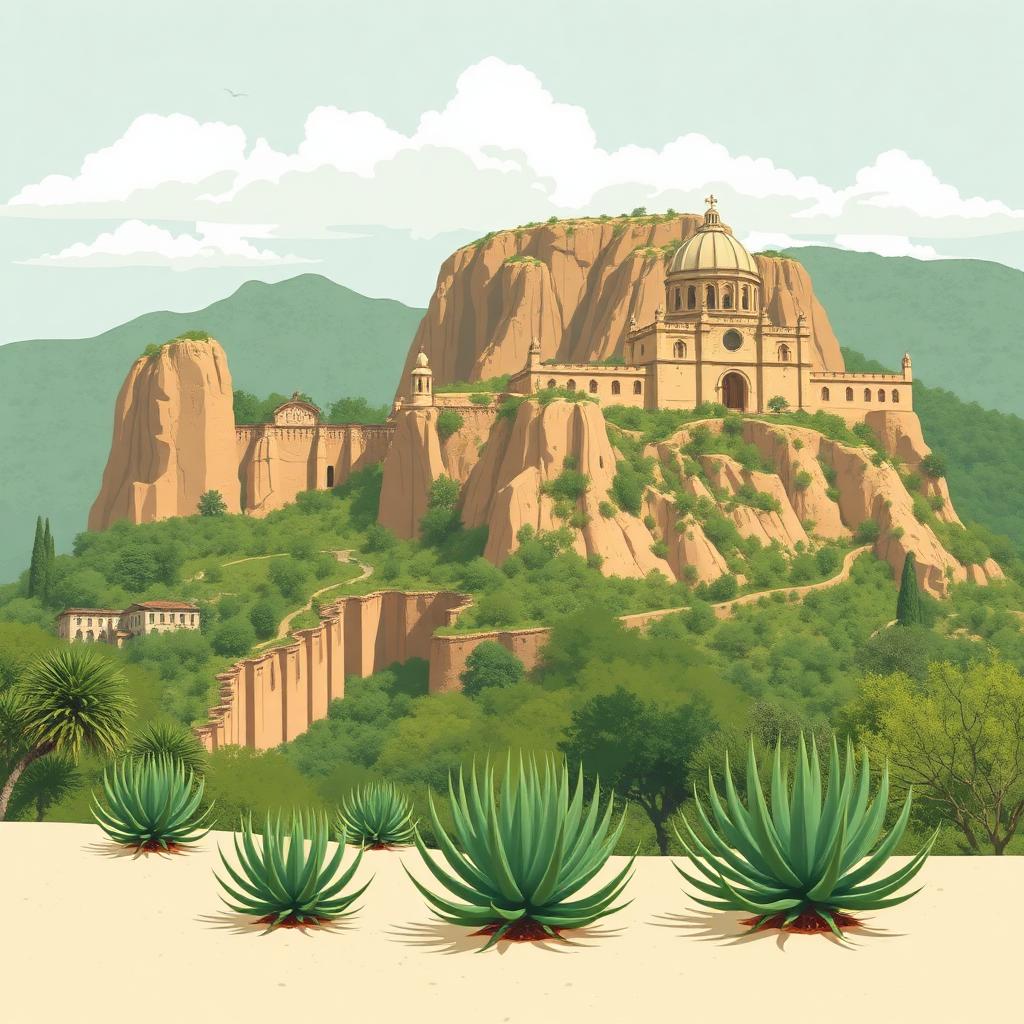 Ilustración de Tepoztlán